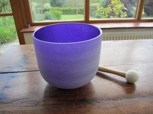 crystal singing bowl