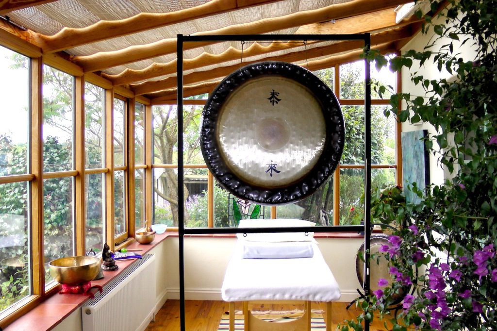 sound healing with gongs